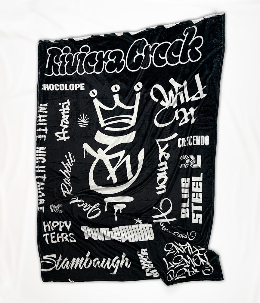 Riviera Creek Fleece Blanket
